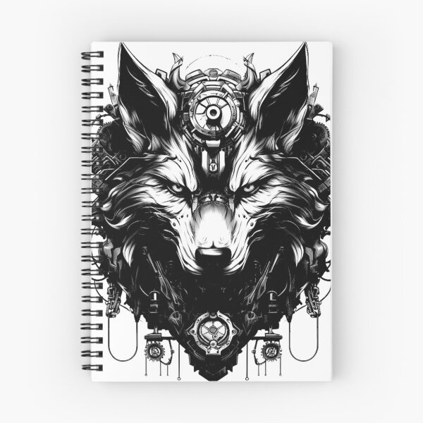 Item preview, Cyberwolf Black White Design v_1 mark 4 designed and sold by SoranDesign.