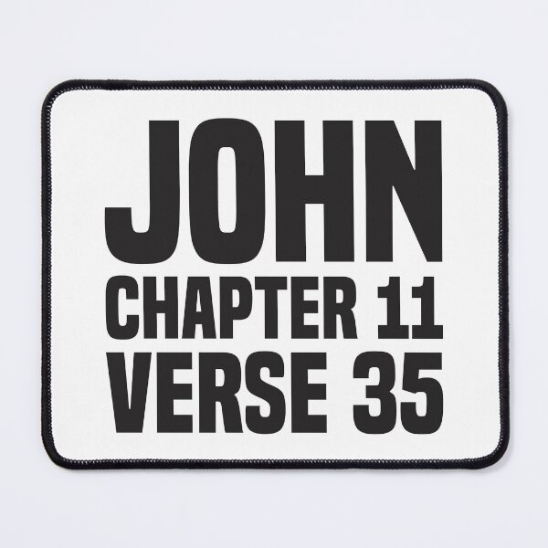 Item preview, John Chapter 11 Verse 35 - Holy Bible designed and sold by Vector-Artist.