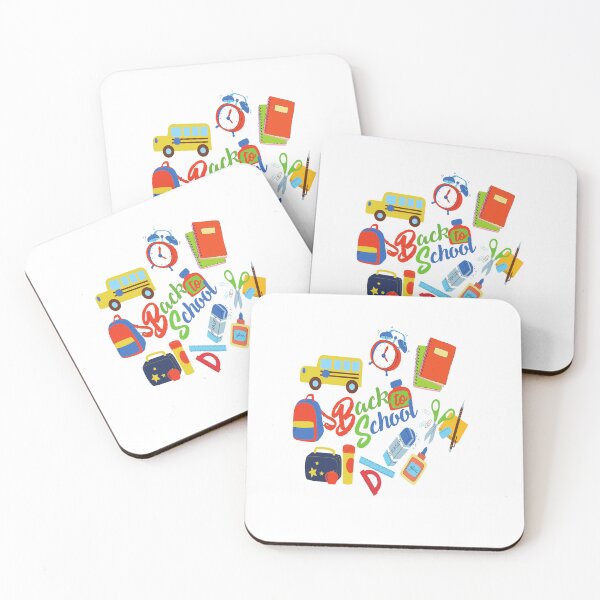 Item preview, Colorful Back to School Pattern with Books, Supplies, and Classroom Icons designed and sold by DesignYourWaystore.