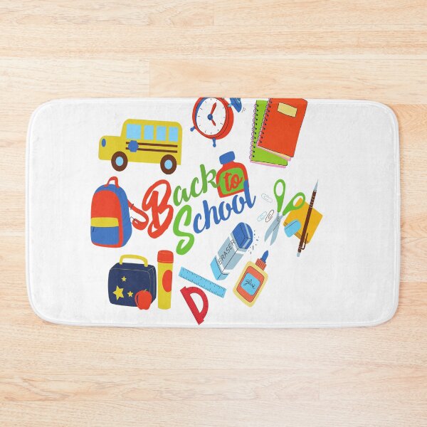 Item preview, Colorful Back to School Pattern with Books, Supplies, and Classroom Icons designed and sold by DesignYourWaystore.