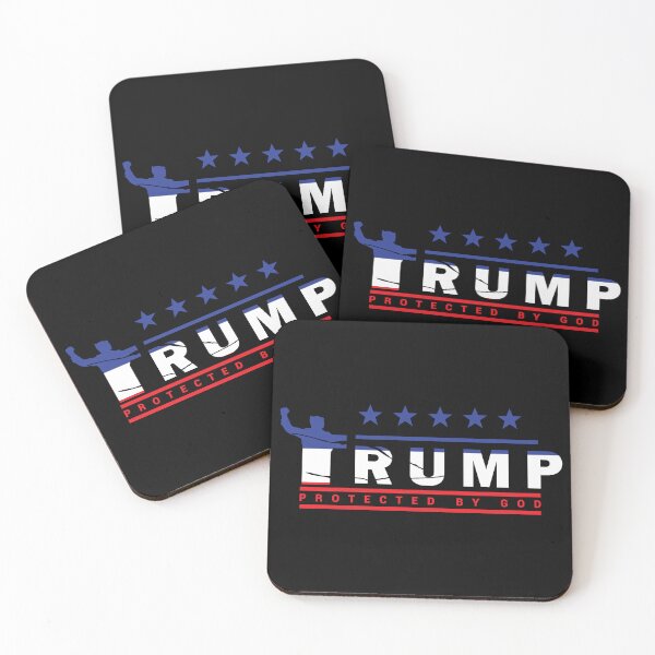 Item preview, TRUMP: PROTECTED BY GOD 2 designed and sold by CarrotMan2.