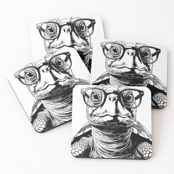 Item preview, Turtle with glasses designed and sold by CreatureClothes.