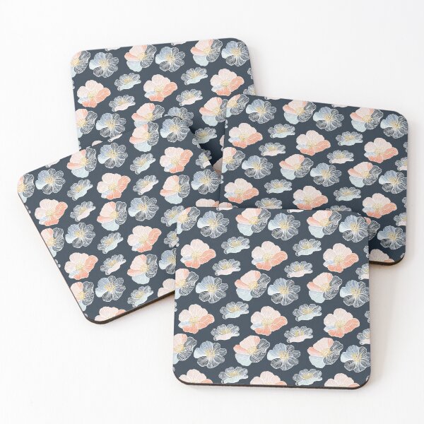 Item preview, Navy Blue Japanese Silk Kimono Texture designed and sold by Studio2315.