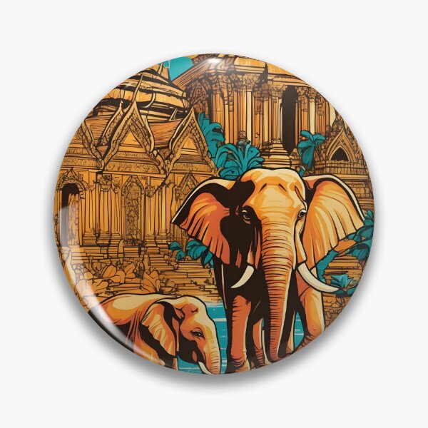 Item preview, Pak Kret Thailand Vintage Travel Tourism  designed and sold by TravelersGems.