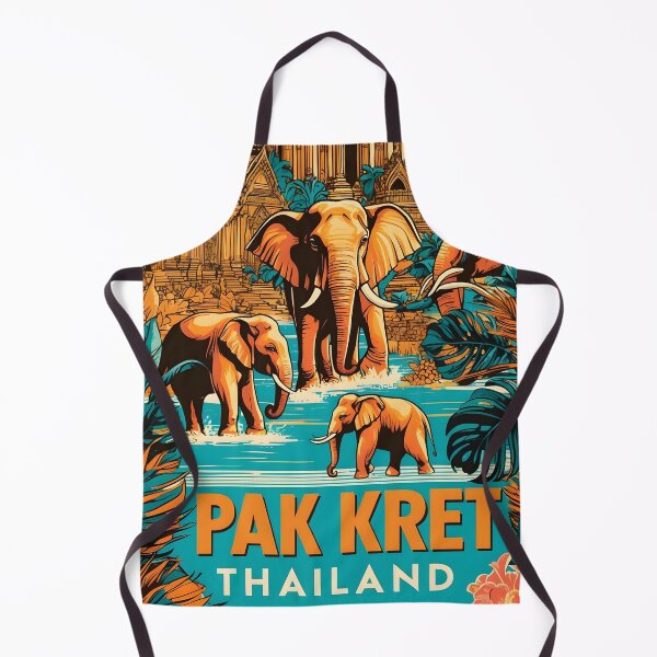 Item preview, Pak Kret Thailand Vintage Travel Tourism  designed and sold by TravelersGems.