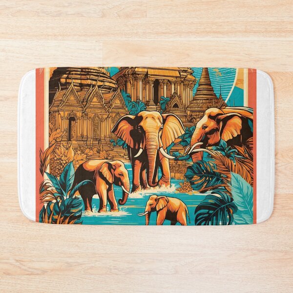 Item preview, Pak Kret Thailand Vintage Travel Tourism  designed and sold by TravelersGems.