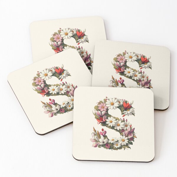 Item preview, Floral Letter S designed and sold by zzz888.