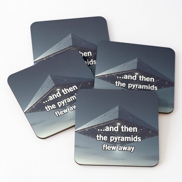Item preview, And Then The Pyramids Flew Away designed and sold by Surreallytee.