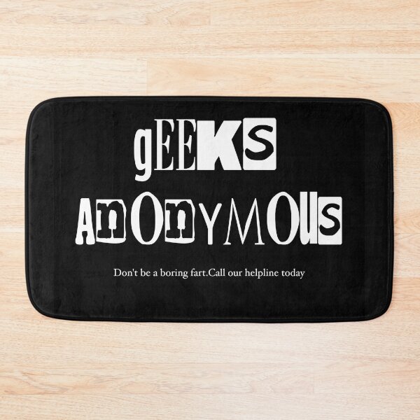 Item preview, Geeks Anonymous 3 designed and sold by Bondillero.