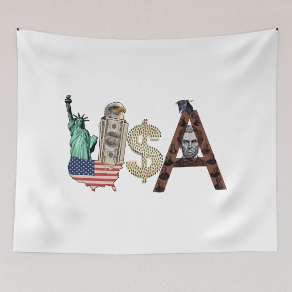 Item preview, Iconic USA Design - Patriotic American Symbols designed and sold by koreatvtea.