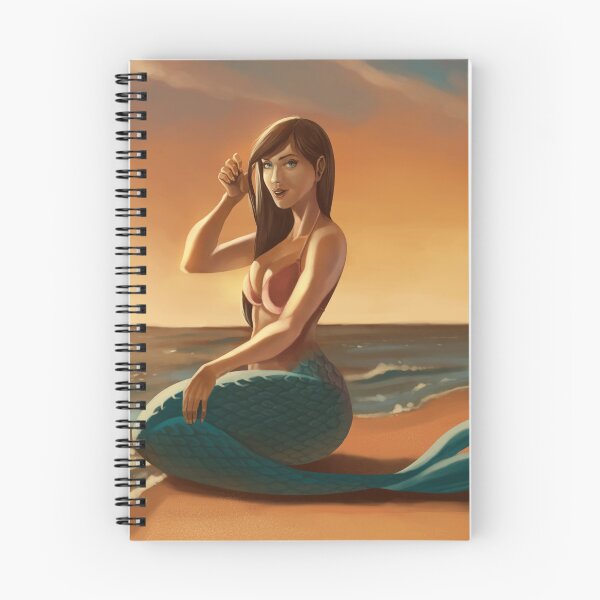 Aperçu de l'œuvre Coucher de soleil sirène créée et vendue par dreampigment.