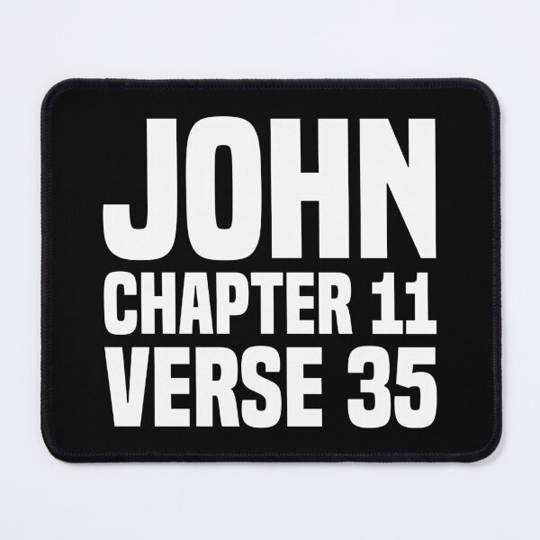 Item preview, John Chapter 11 Verse 35 - Holy Scriptures designed and sold by Vector-Artist.