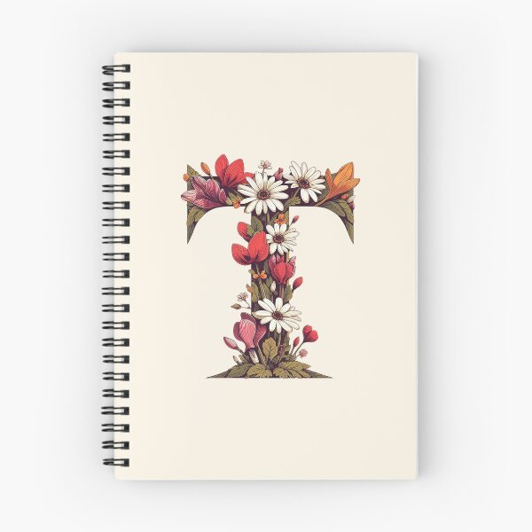 Item preview, Floral Letter T designed and sold by zzz888.