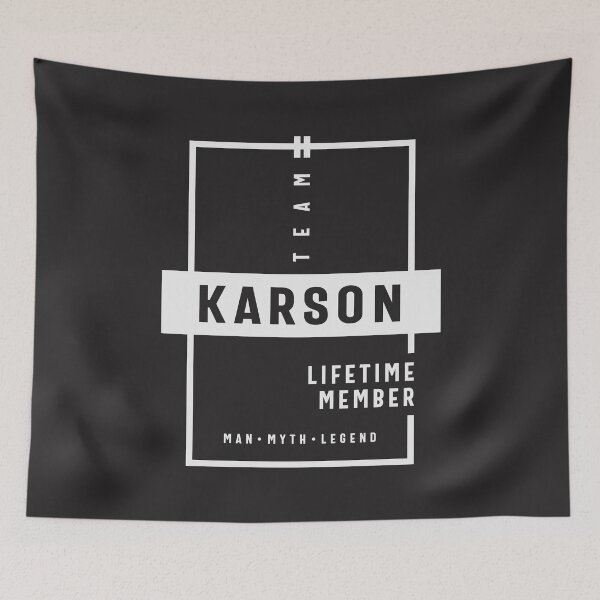 Item preview, Team Karson Lifetime Member Funny Name Karson designed and sold by cidolopez.
