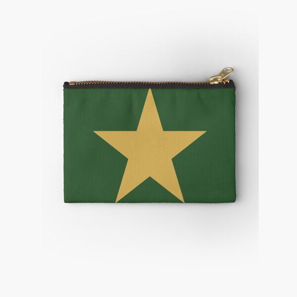 Item preview, Single GOLD STAR on a PINE GREEN Background designed and sold by RachelMacht.