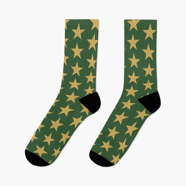 Item preview, Single GOLD STAR on a PINE GREEN Background designed and sold by RachelMacht.