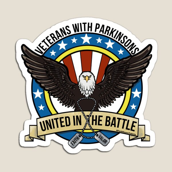 Artikelvorschau, Parkinson-Veteranen vereint im Kampf entworfen und verkauft von Steve Parknsons.