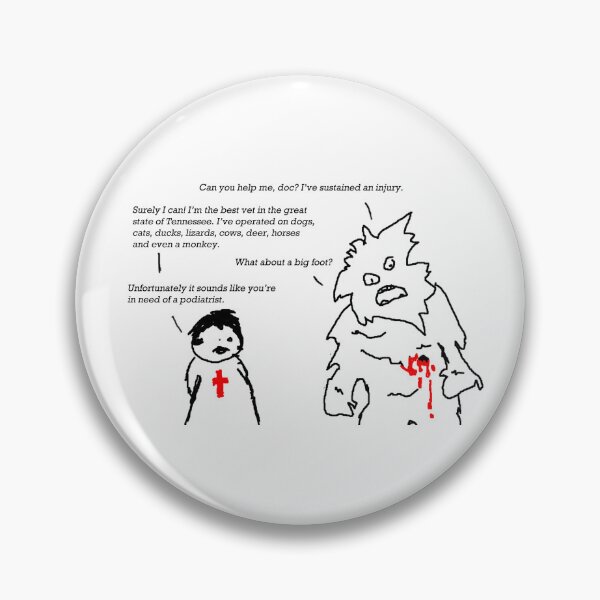 Item preview, Big Foot's Vet Visit: Hilarious Cryptid Conversations Collection designed and sold by Ignorant-Artist.