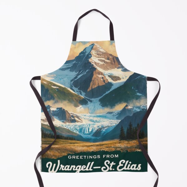 Item preview, Wrangell St Elias National Park Postcard Vintage Retro Travel Vintage designed and sold by TravelPostcardGems.