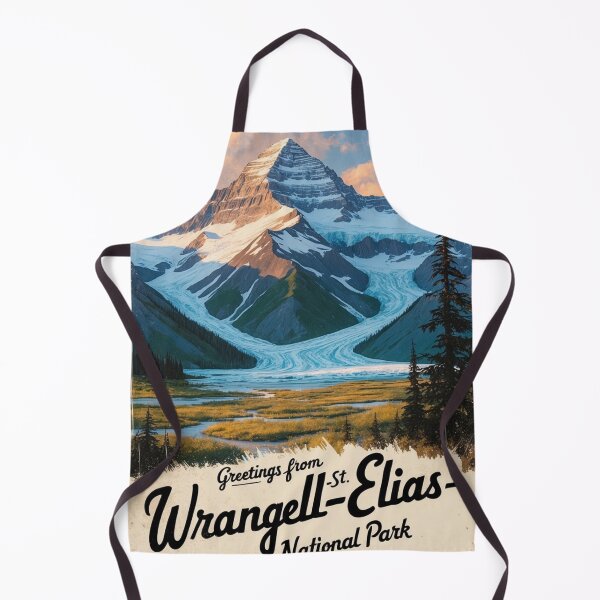 Item preview, Wrangell St Elias National Park Postcard Vintage Retro Travel Vintage designed and sold by TravelPostcardGems.