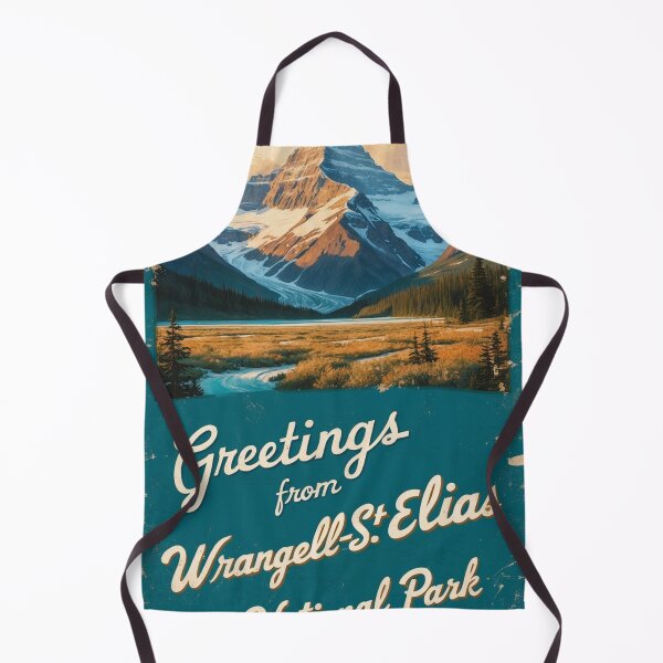 Item preview, Greetings from Wrangell St Elias National Park Postcard Vintage Retro Travel Vintage designed and sold by TravelPostcardGems.
