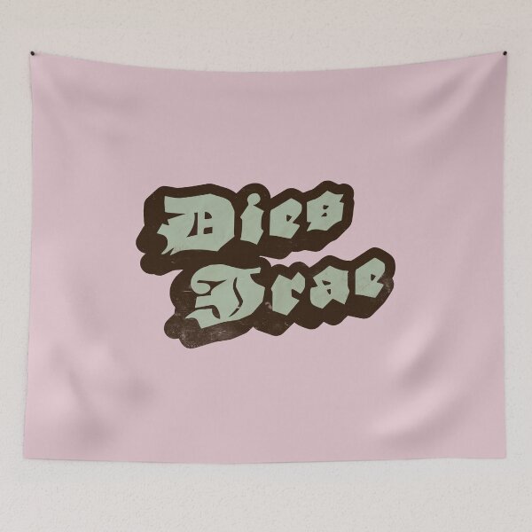 Item preview, Dies Irae vintage grunge typograhy designed and sold by trepiu.