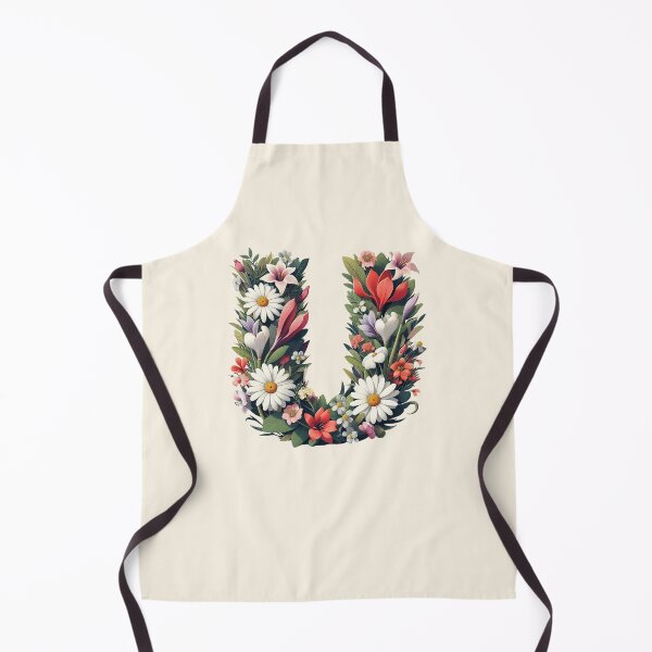 Item preview, Floral Letter U designed and sold by zzz888.