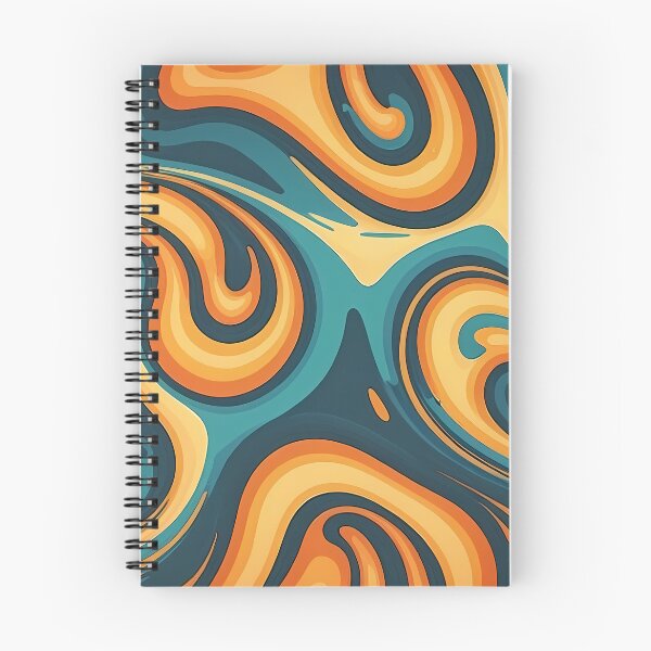 Item preview, Retro Liquid Swirls Abstract  designed and sold by SeamPix.