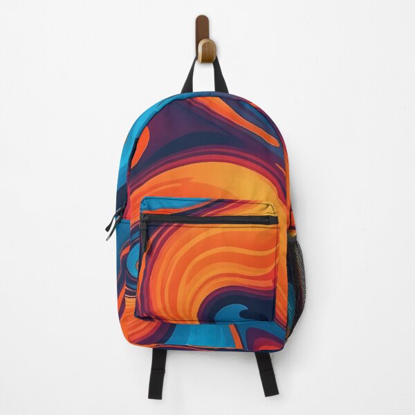 Item preview, Liquid Swirls Abstract In Fire And Ice designed and sold by SeamPix.