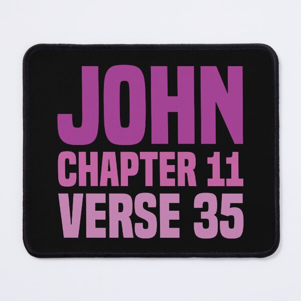 Item preview, John Chapter 11 Verse 35 - Scriptures Quote designed and sold by Vector-Artist.