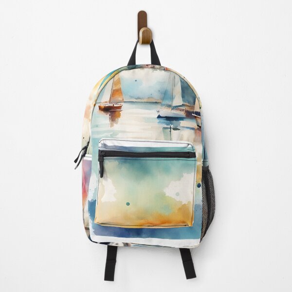 Item preview, Watercolor Sailing Boats designed and sold by sifo2024.
