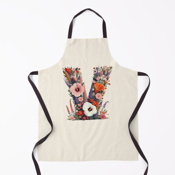 Item preview, Floral Letter V designed and sold by zzz888.