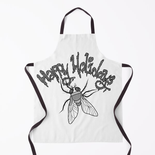 Item preview, Happy holidays and a huge fly. Black, white /1 designed and sold by My-fake-places.