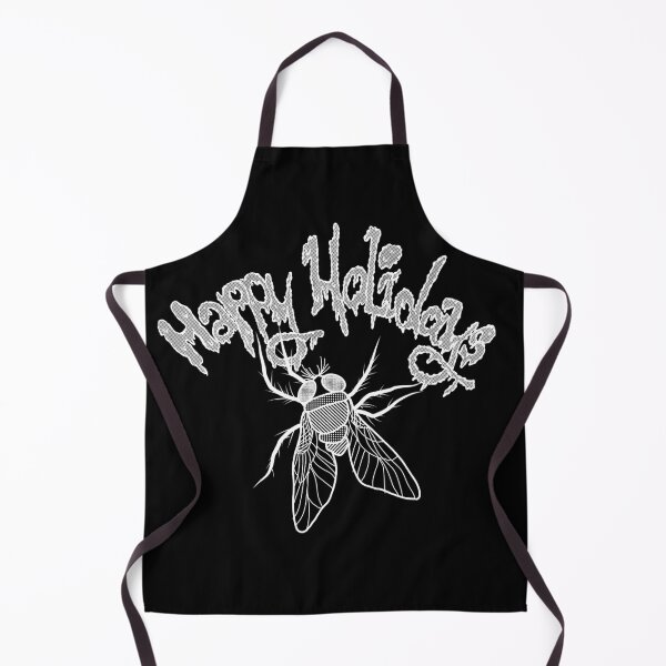Item preview, Happy holidays and a huge fly. Black, white /1 designed and sold by My-fake-places.