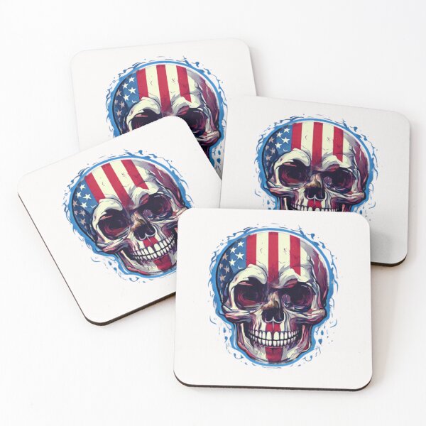Item preview, Skull American Flag Design designed and sold by Planetporridge.
