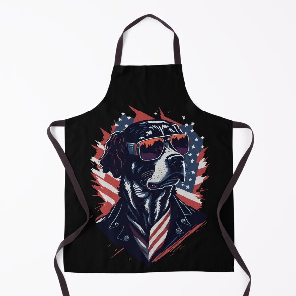 Item preview, USA 4th Of July black Patriotic American Labrador Retriever designed and sold by Artistoos.