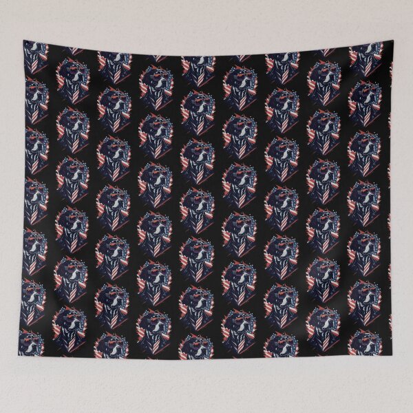 Item preview, USA 4th Of July black Patriotic American Labrador Retriever designed and sold by Artistoos.