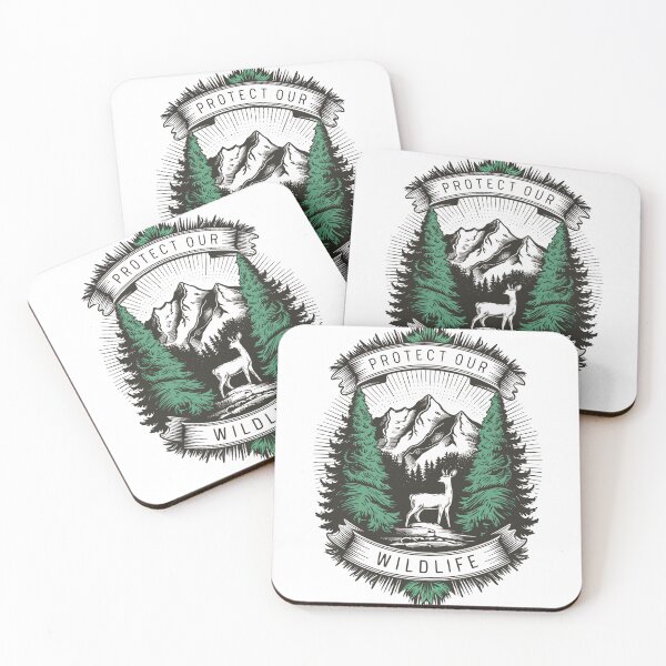 Item preview, Protect Our Wildlife Save Our Forest Animal Environmentalist designed and sold by Quirky Shirts.