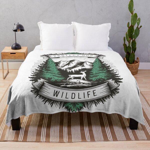 Item preview, Protect Our Wildlife Save Our Forest Animal Environmentalist designed and sold by Quirky Shirts.