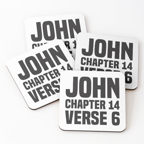 Item preview, John Chapter 14 Verse 6 - Bible Quote designed and sold by Vector-Artist.