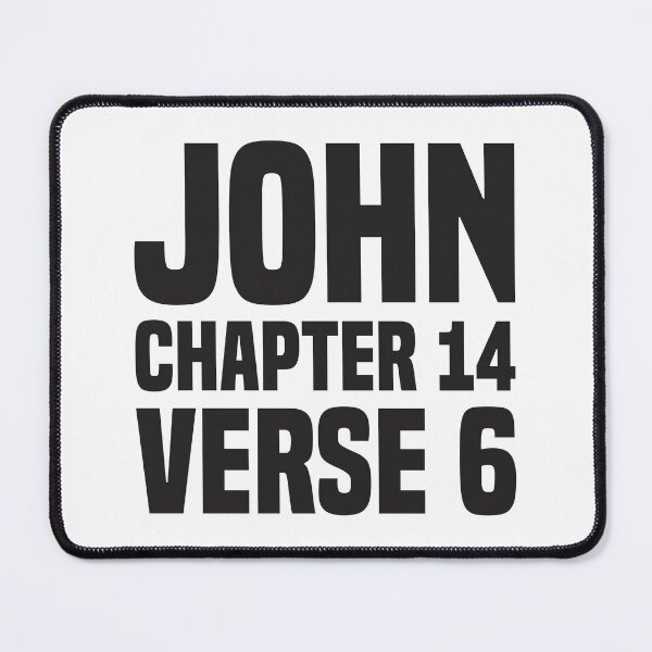 Item preview, John Chapter 14 Verse 6 - Bible Quote designed and sold by Vector-Artist.