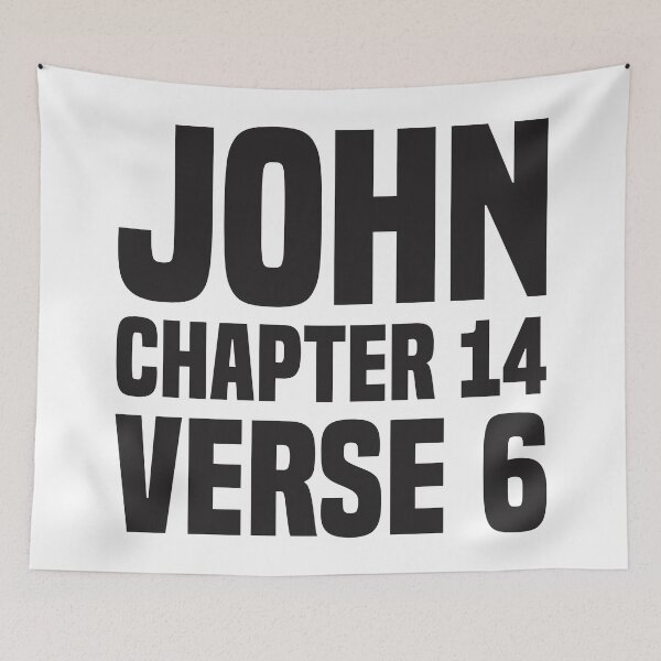 Item preview, John Chapter 14 Verse 6 - Bible Quote designed and sold by Vector-Artist.