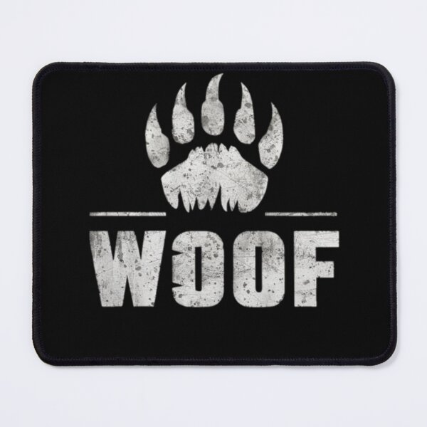 Item preview, Gay Bear Pride Distressed Bear Paw WOOF  designed and sold by glx72.