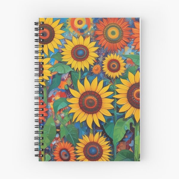 Item preview, Funky sunflowers designed and sold by GasconyPassion.