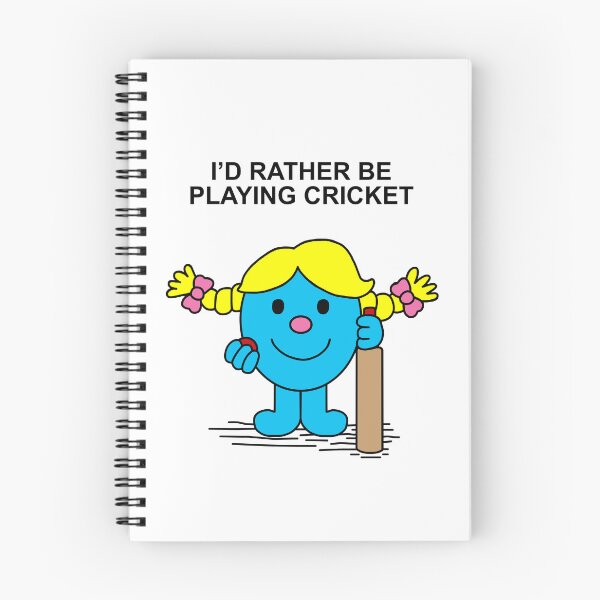 Item preview, Little Miss Id rather be playing cricket designed and sold by Scat the cat.