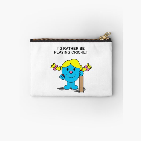 Item preview, Little Miss Id rather be playing cricket designed and sold by Scat the cat.