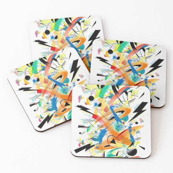 Item preview, Modern thunder art painting  designed and sold by Paintbase.
