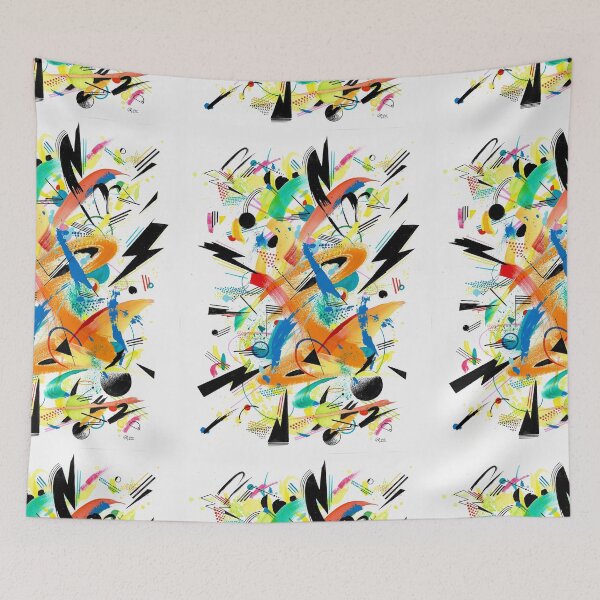 Item preview, Modern thunder art painting  designed and sold by Paintbase.