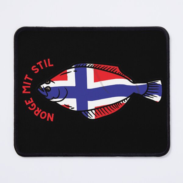 Item preview, Norge in style - Norway halibut - Fishing in style designed and sold by AngelnmitStil.