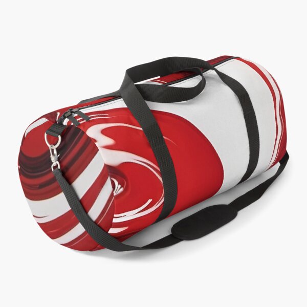Item preview, Liquid Swirls Abstract In Red And White designed and sold by SeamPix.
